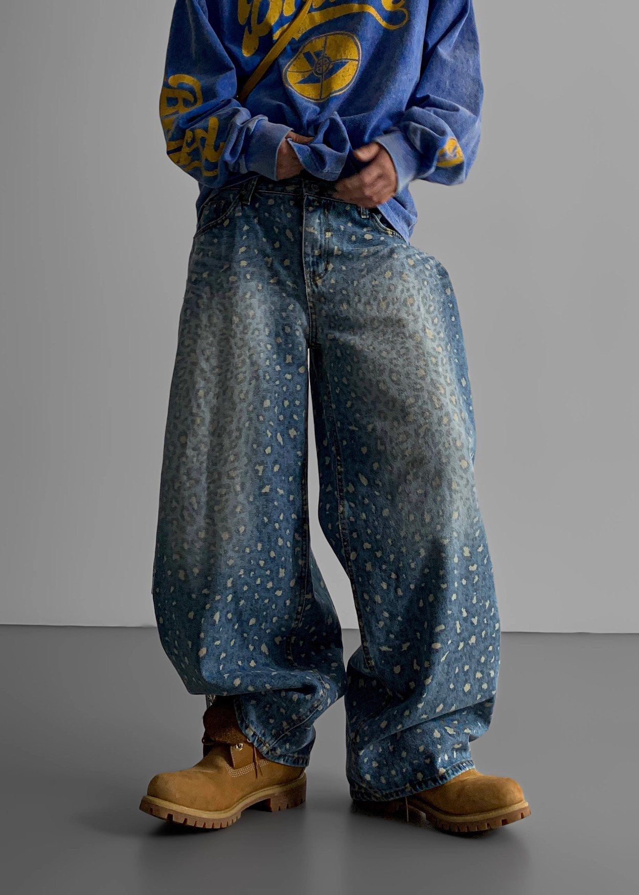 豹紋鬆身褲 UNUSED-105P