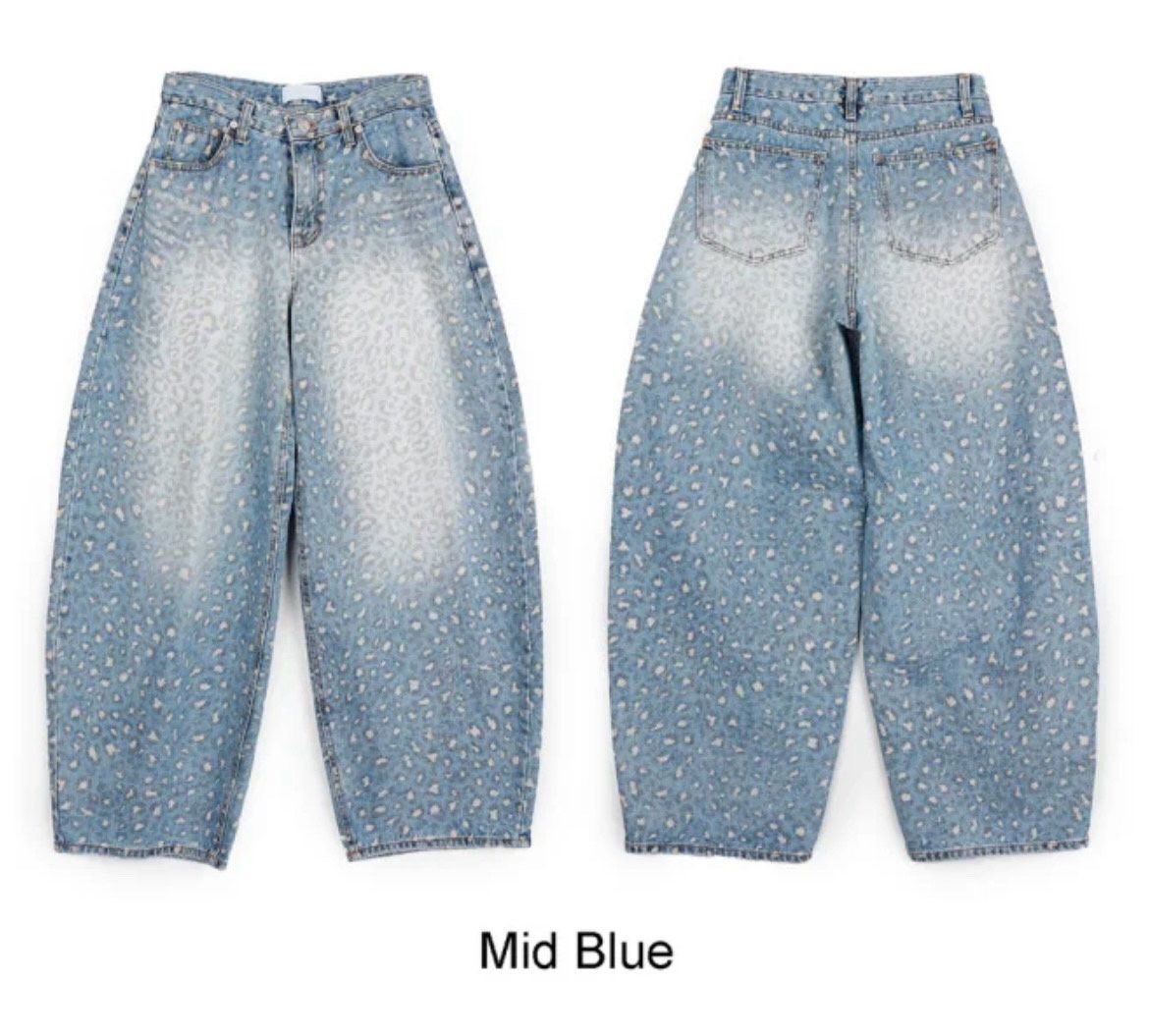 豹紋鬆身褲 UNUSED-105P