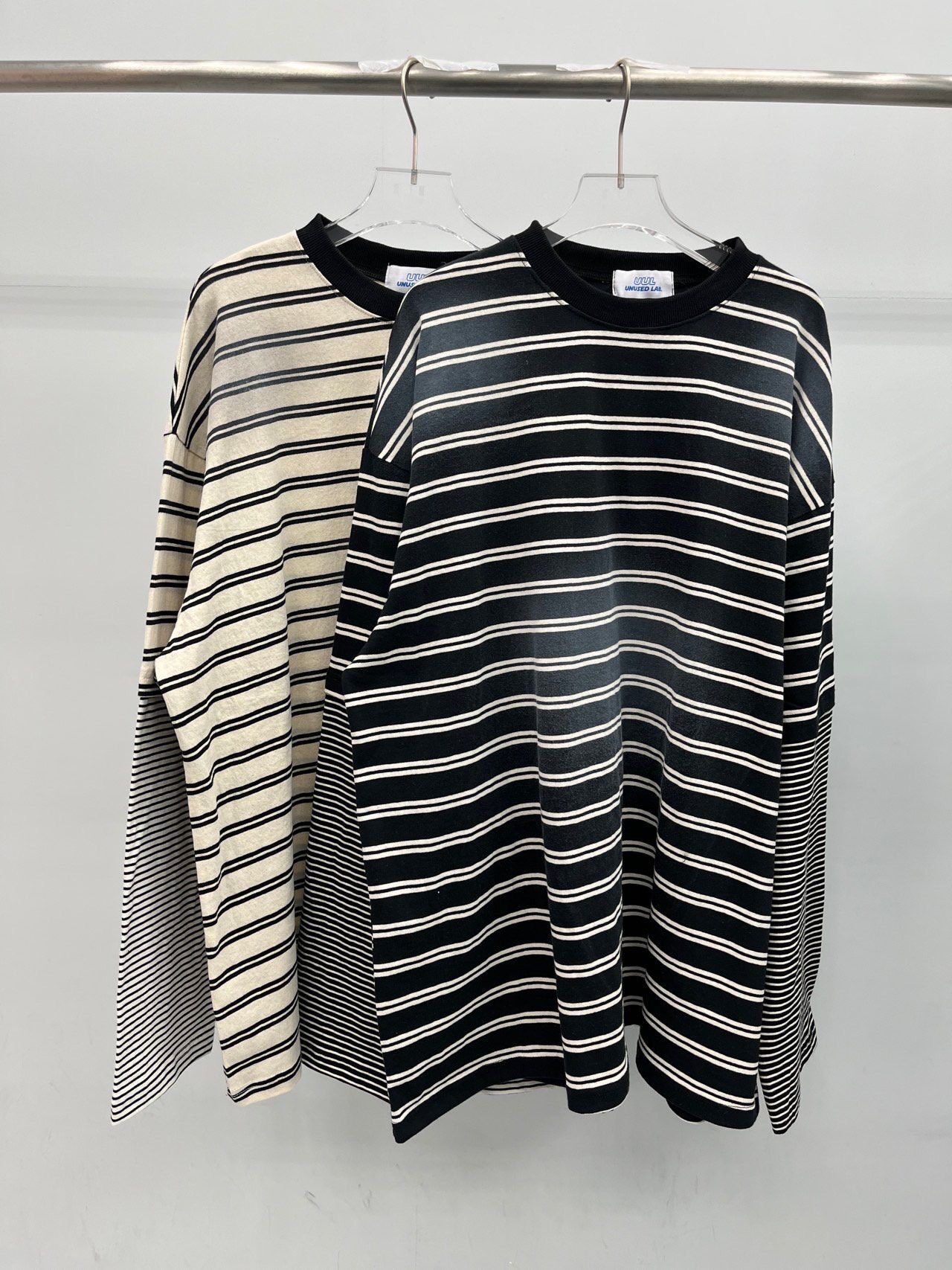 假兩件橫間長袖衫 UNUSED-106T