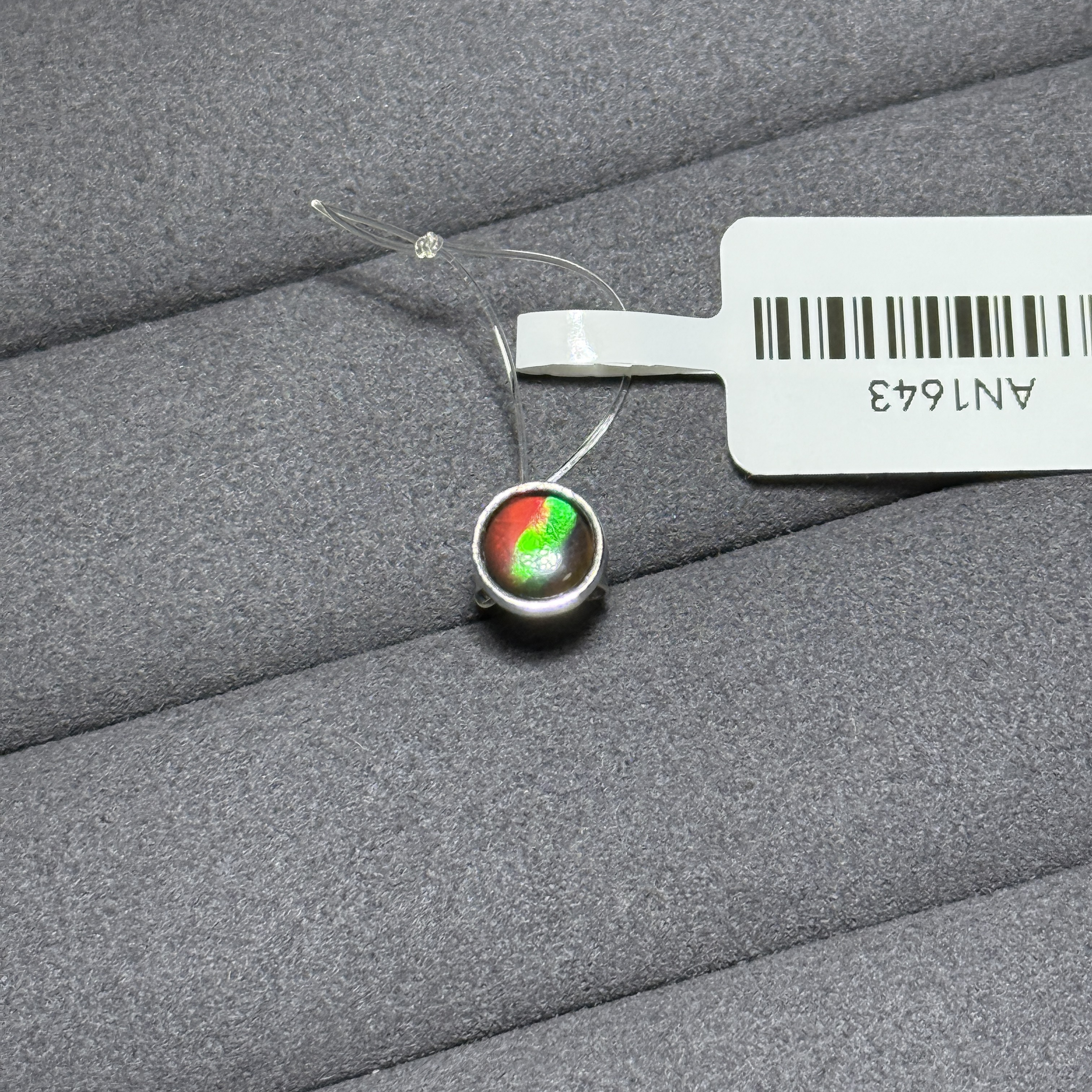 頂級斑彩石耳環單隻 AN1643