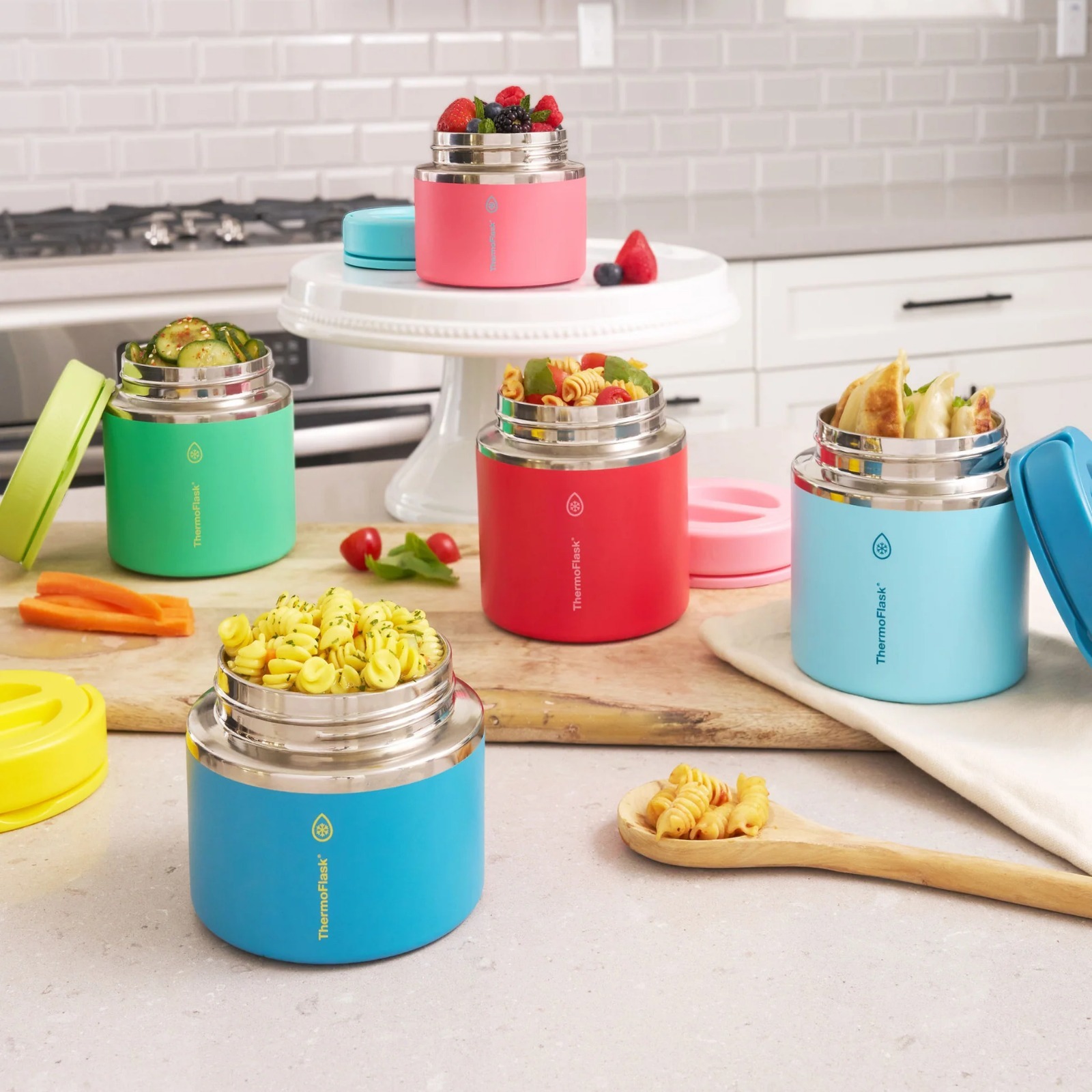 【預購】ThermoFlask G082702 真空保溫食物罐2個裝 (顏色隨機)