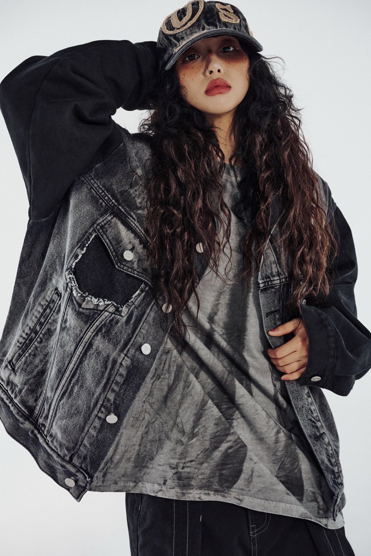 洗水牛仔褸 UNUSED-111JK