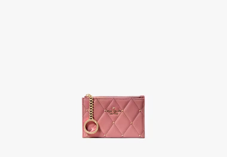 【預購】Kate Spade G082751 Carey Quilted Studded Small Card Holder