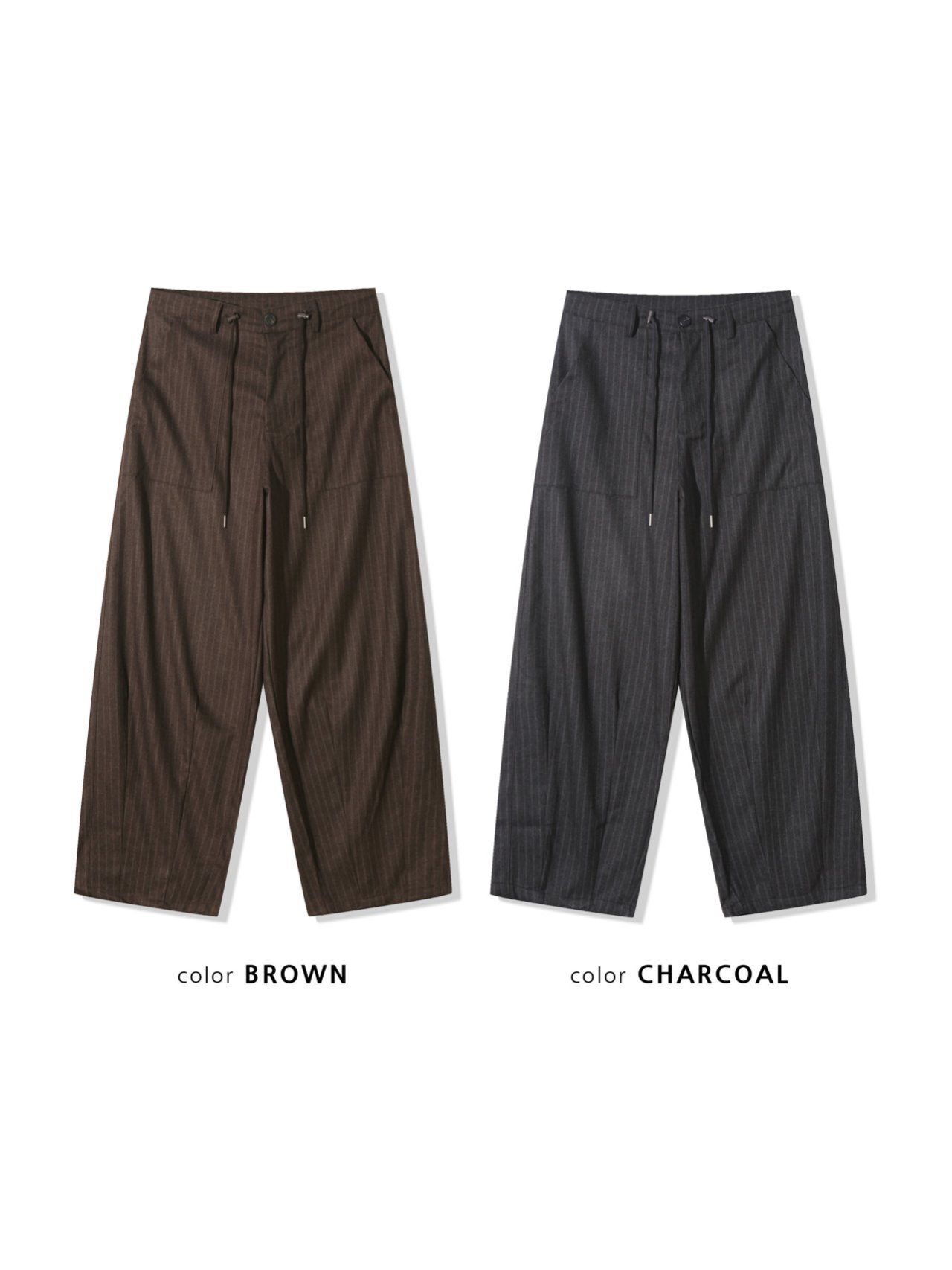 直紋鬆身褲 UNUSED-118P