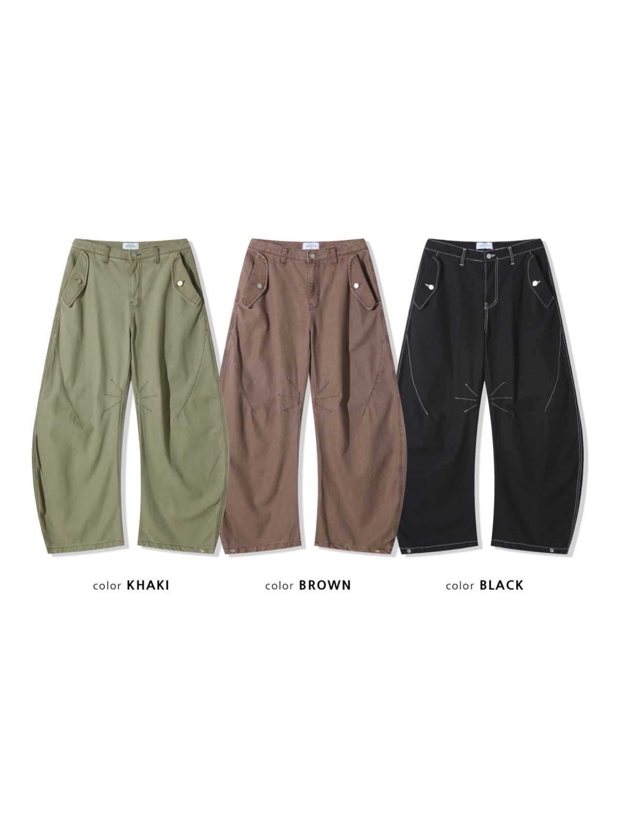 淨色彎刀褲 UNUSED-119P