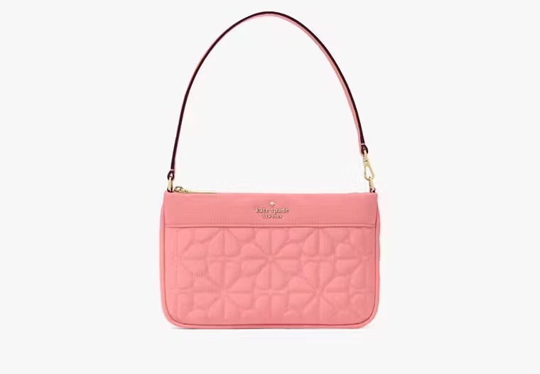 【預購】Kate Spade G082759 Spade Flower Quilted Fabric Convertible Wristlet