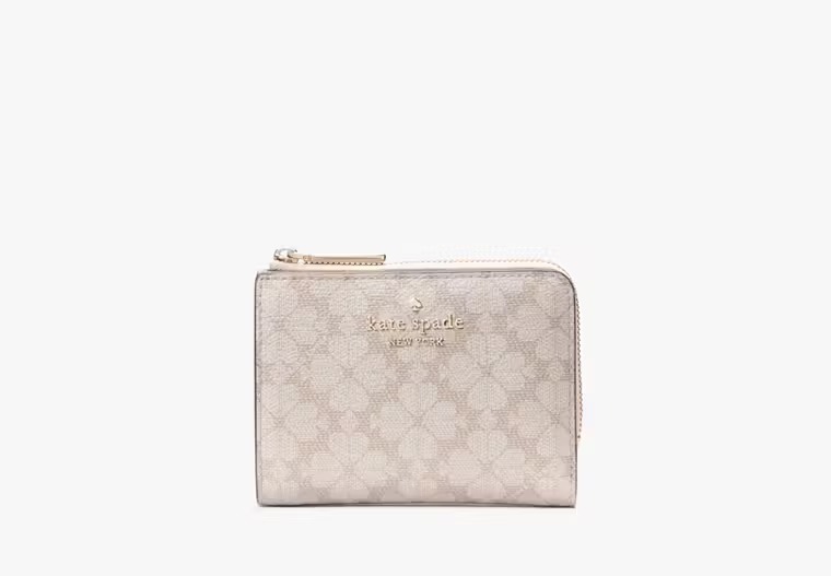 【預購】Kate Spade G082761 Spade Flower Small L-zip Wallet