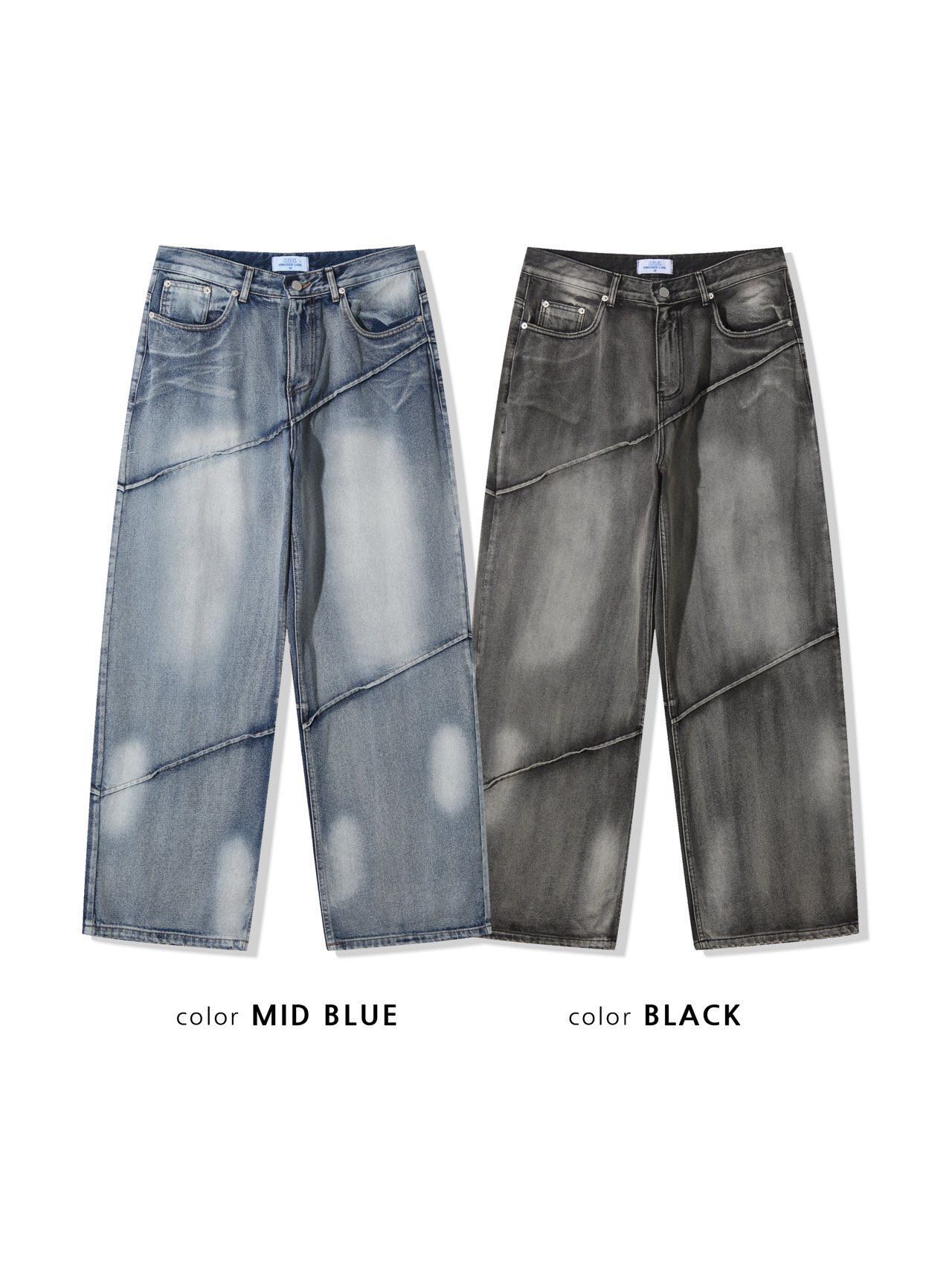 洗水鬆身牛仔褲 UNUSED-128P