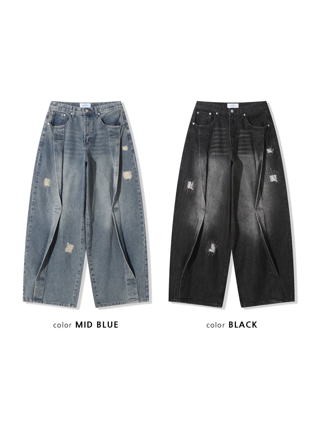 洗水鬆身牛仔褲 UNUSED-134P