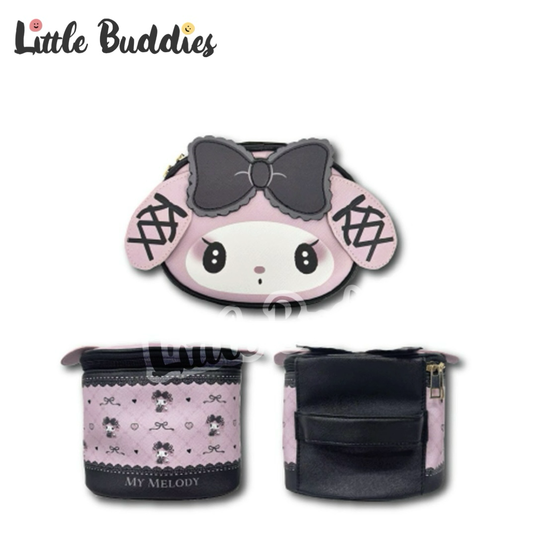 日本 Sanrio My Melody x Kuromi 地雷系列 - 手提化妝袋