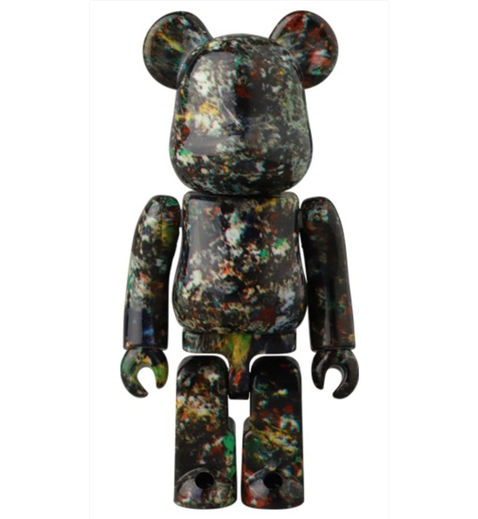 BEARBRICK 100% SERIES 47 ARTIST Jackson Pollock