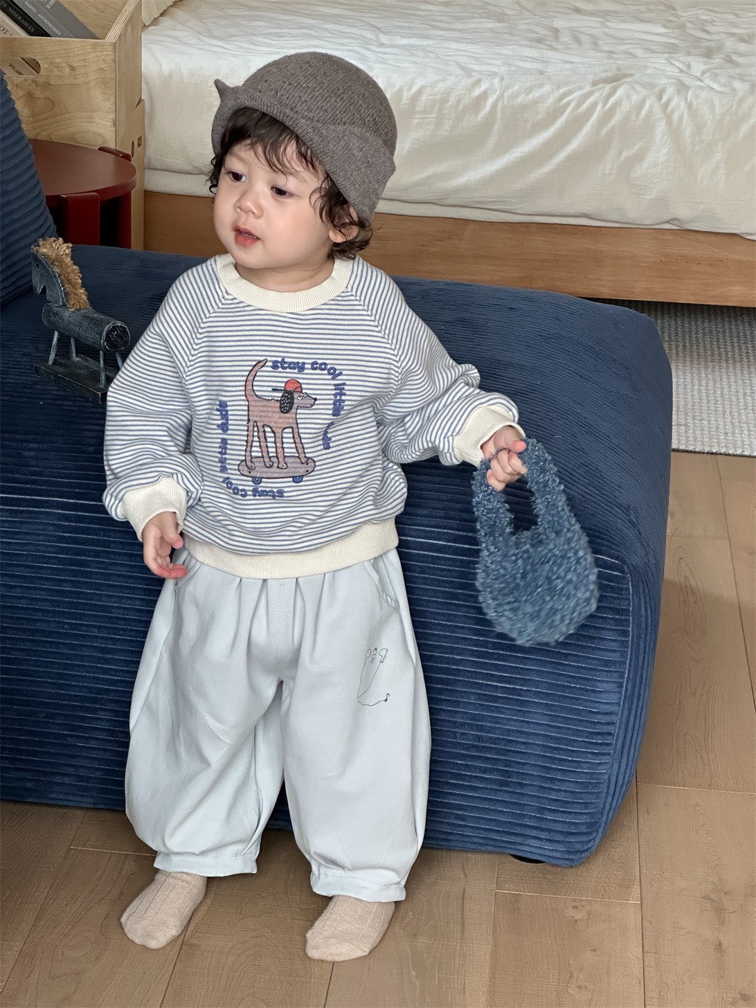 條紋狗狗上衣