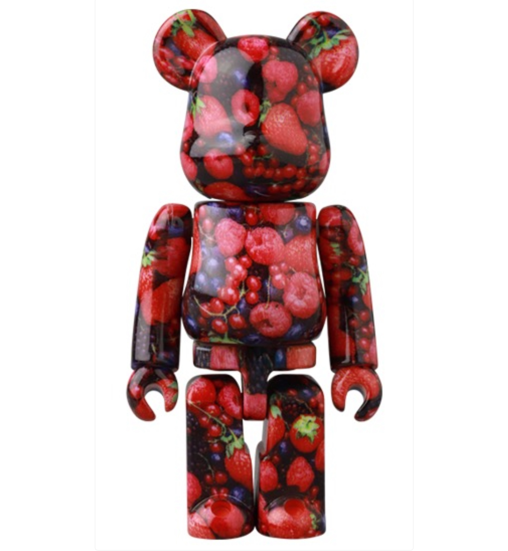 BEARBRICK 100% SERIES 48 JELLYBEAN Berry