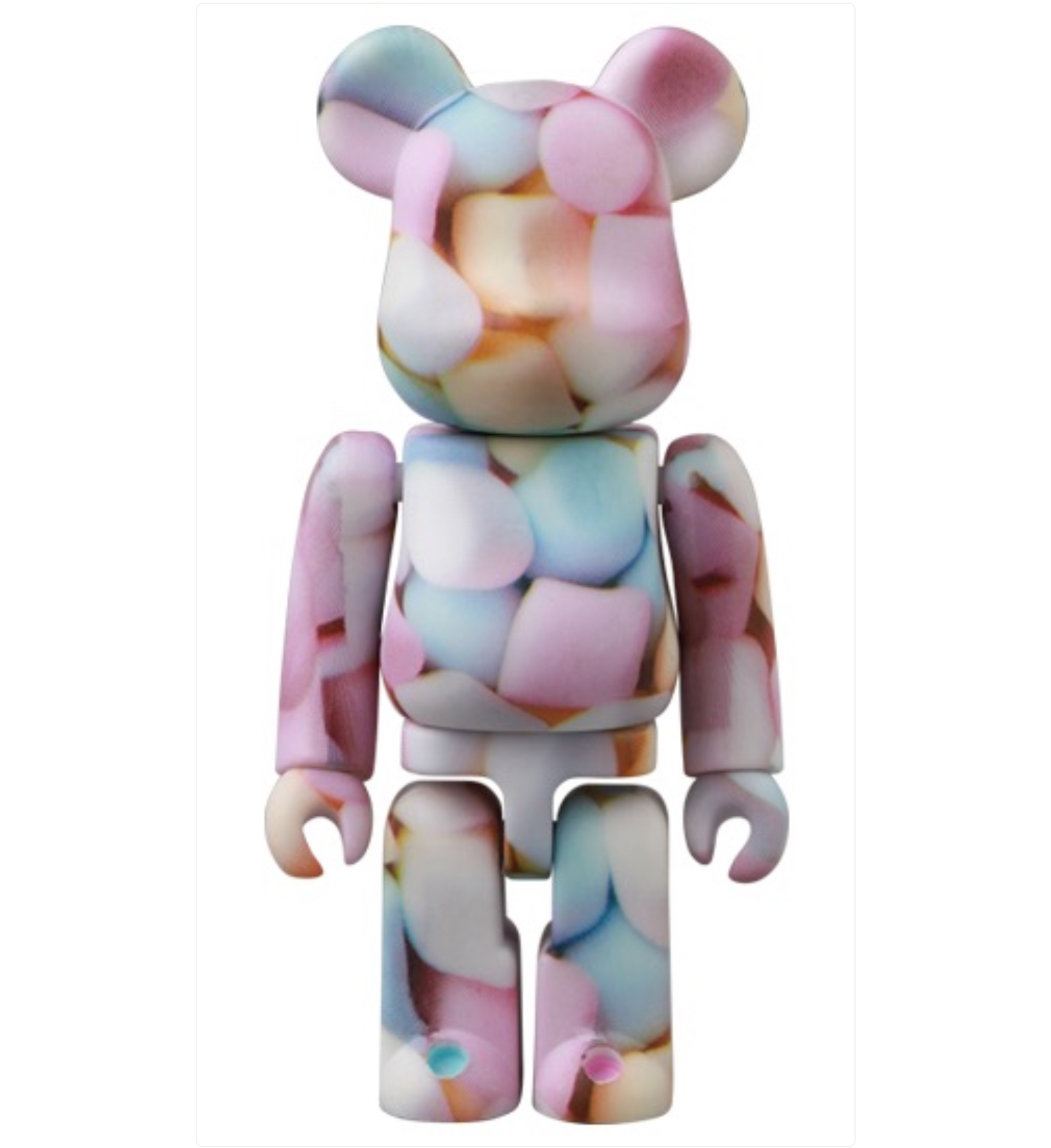 BEARBRICK 100% SERIES 49 JELLYBEAN Marshmallow