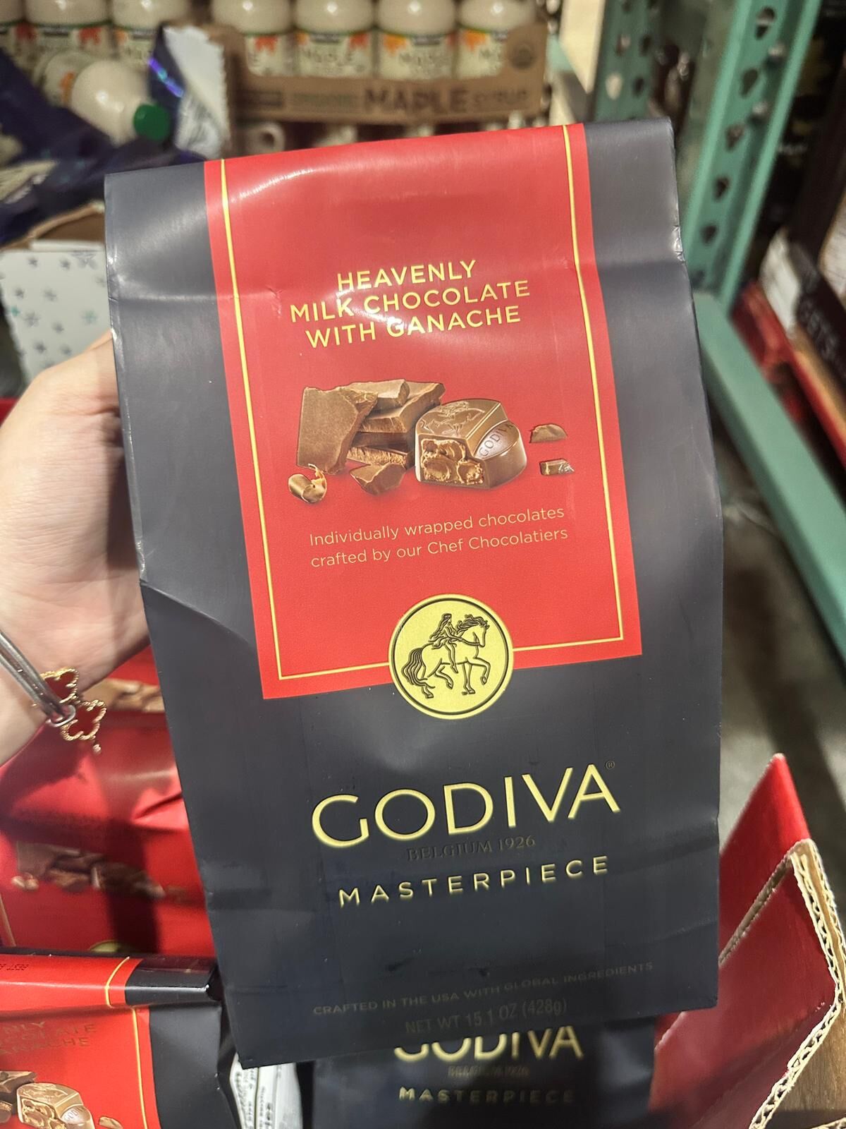 【直播】GODIVA Masterpieces G082712 牛奶朱古力軟心粒428g