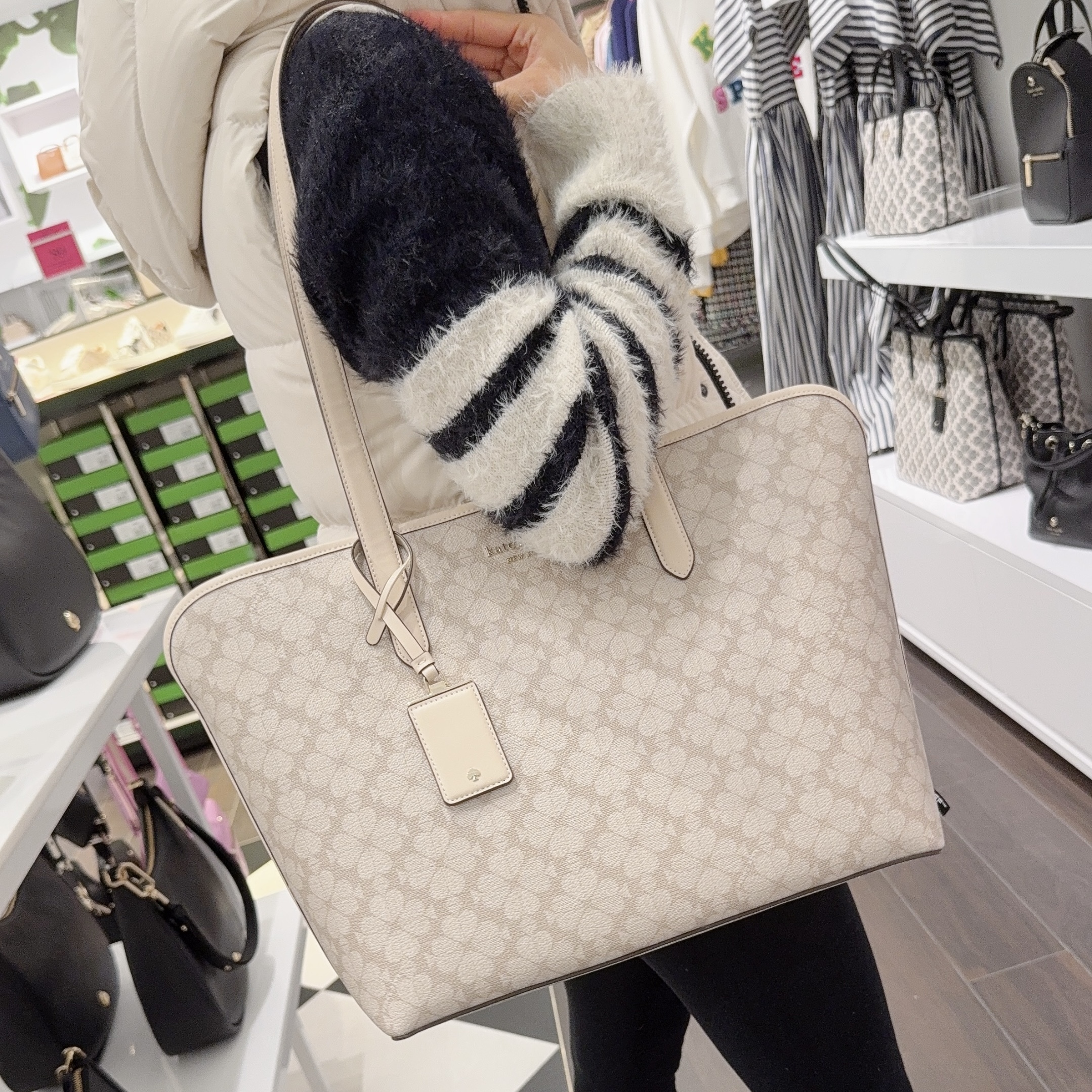 ［香港現貨］Kate Spade Flower Tote