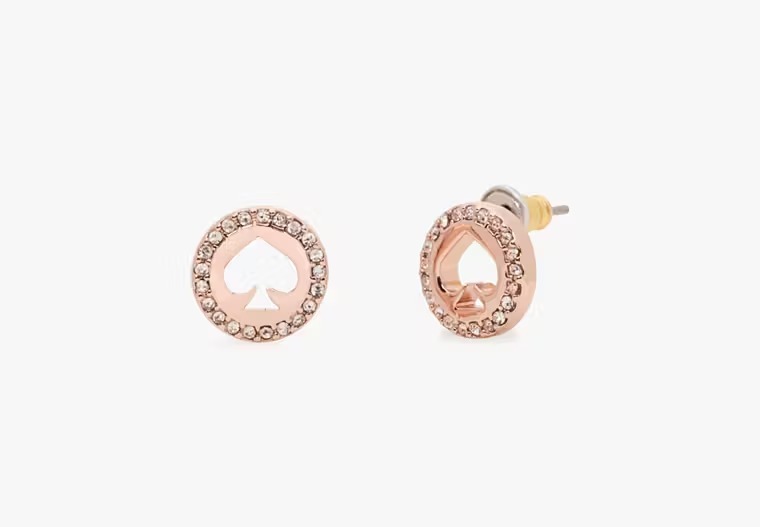 【預購】Kate Spade G082799 Spot The Spade Pave Halo Spade Studs