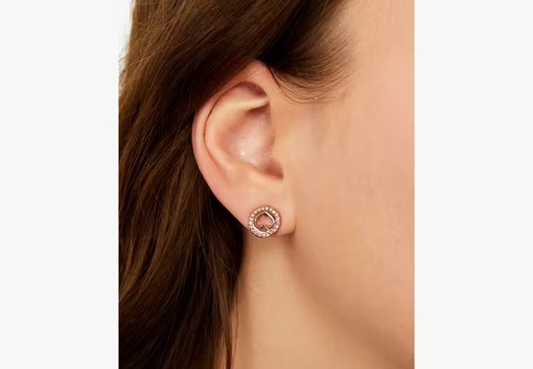 【預購】Kate Spade G082799 Spot The Spade Pave Halo Spade Studs