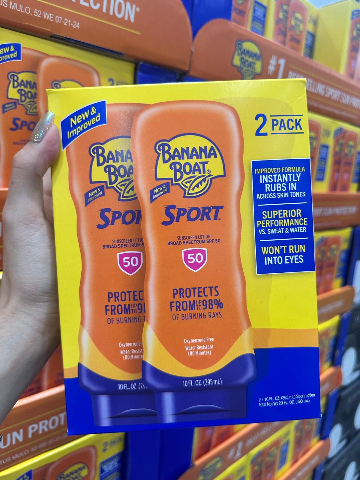 【預購】Banana Boat Sport G082717 防曬乳 SPF50 (2支裝)