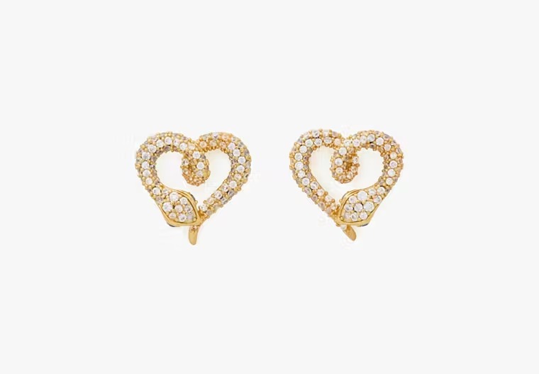 【預購】Kate Spade G0827104 Snake Heart Studs
