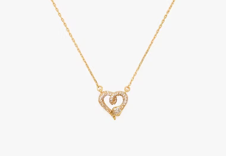 【預購】Kate Spade G0827109 Snake Heart Mini Pendant