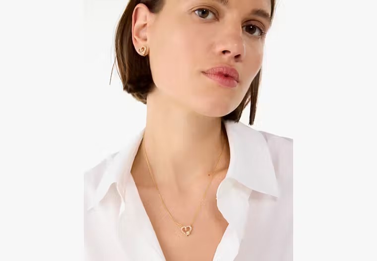 【預購】Kate Spade G0827109 Snake Heart Mini Pendant