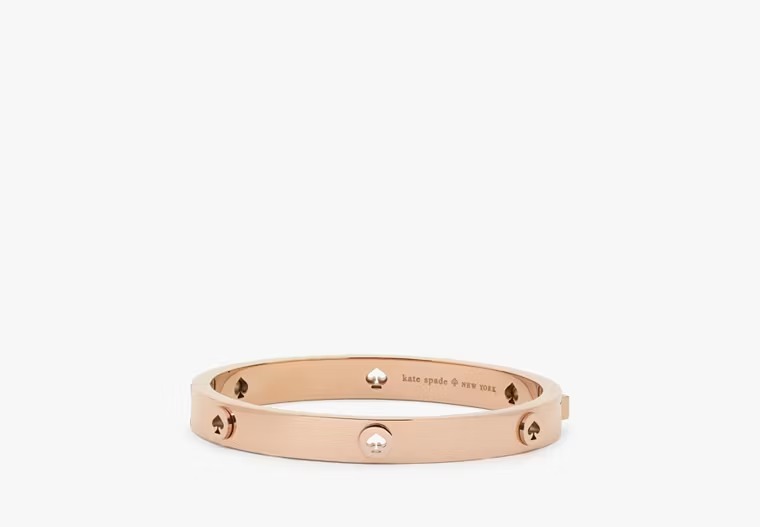 【預購】Kate Spade G0827110 Spot The Spade Studded Hinged Bangle