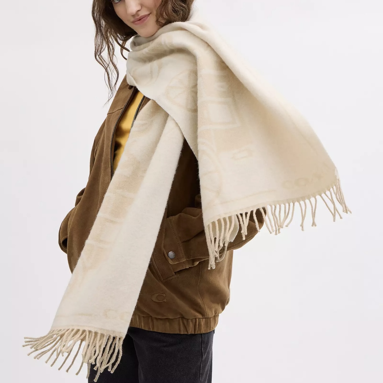 ❰ 香港現貨 ❱Coach Horse Carriage Scarf