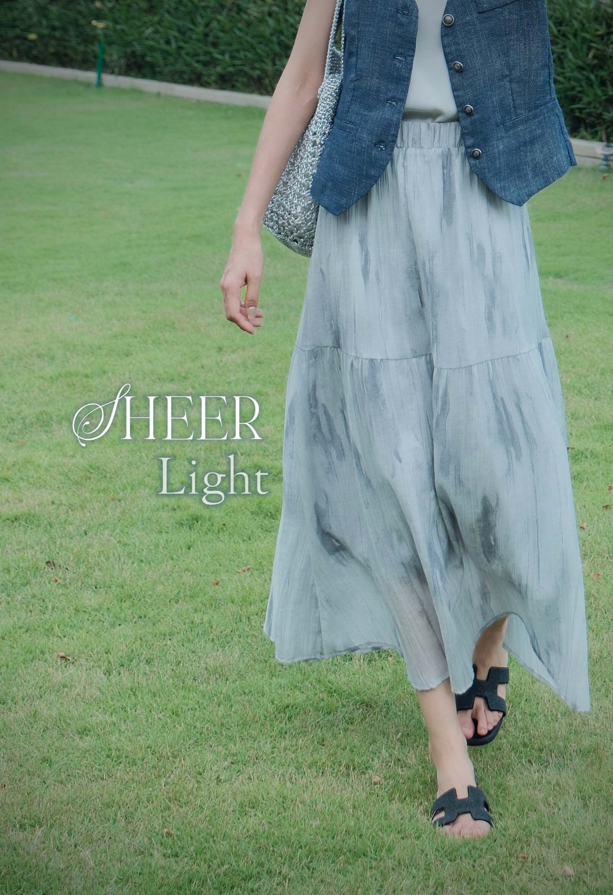 Graphic Print Sheer Midi Skirt_SK258L26