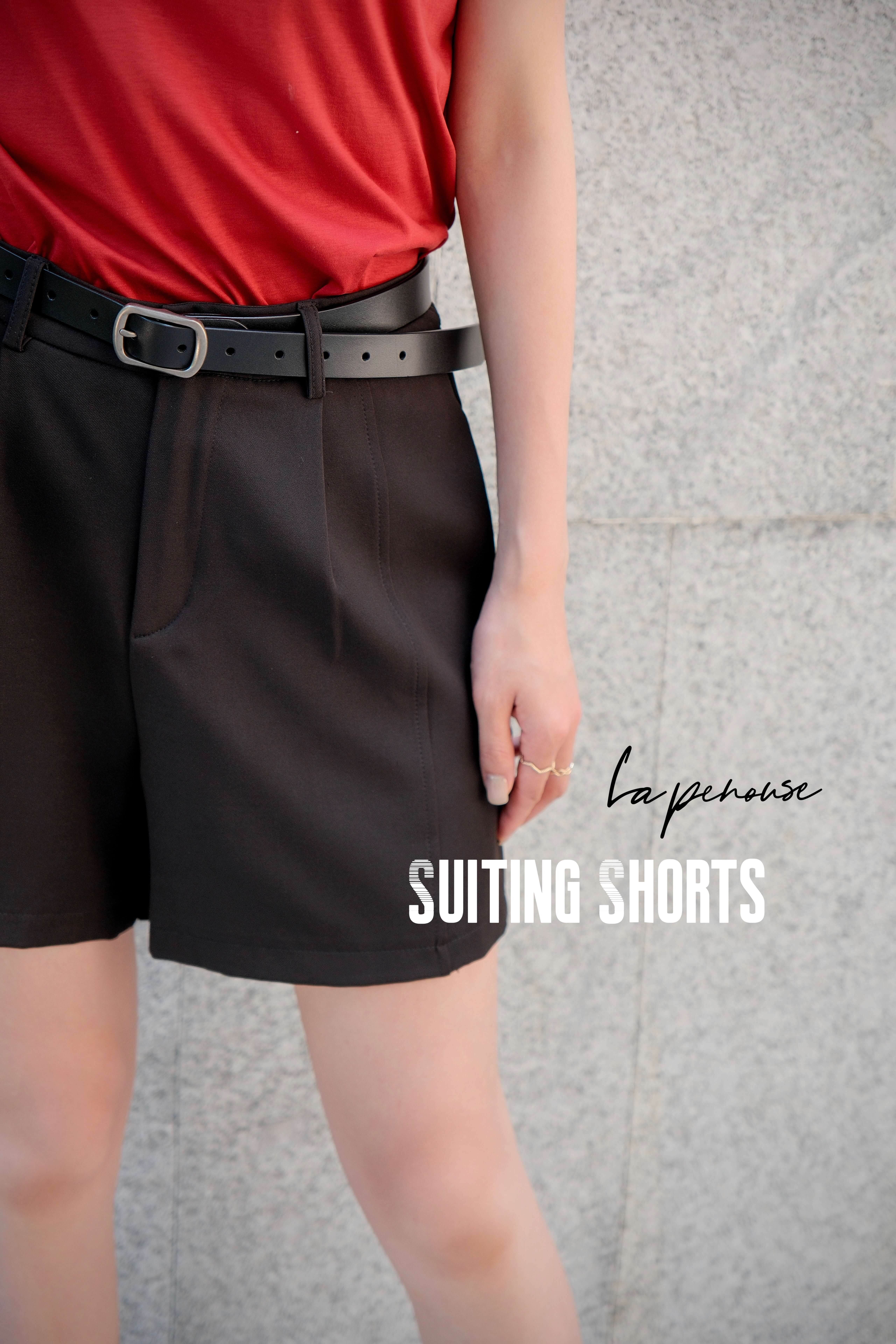 Loose A-Line Pleated Shorts_PT243L068