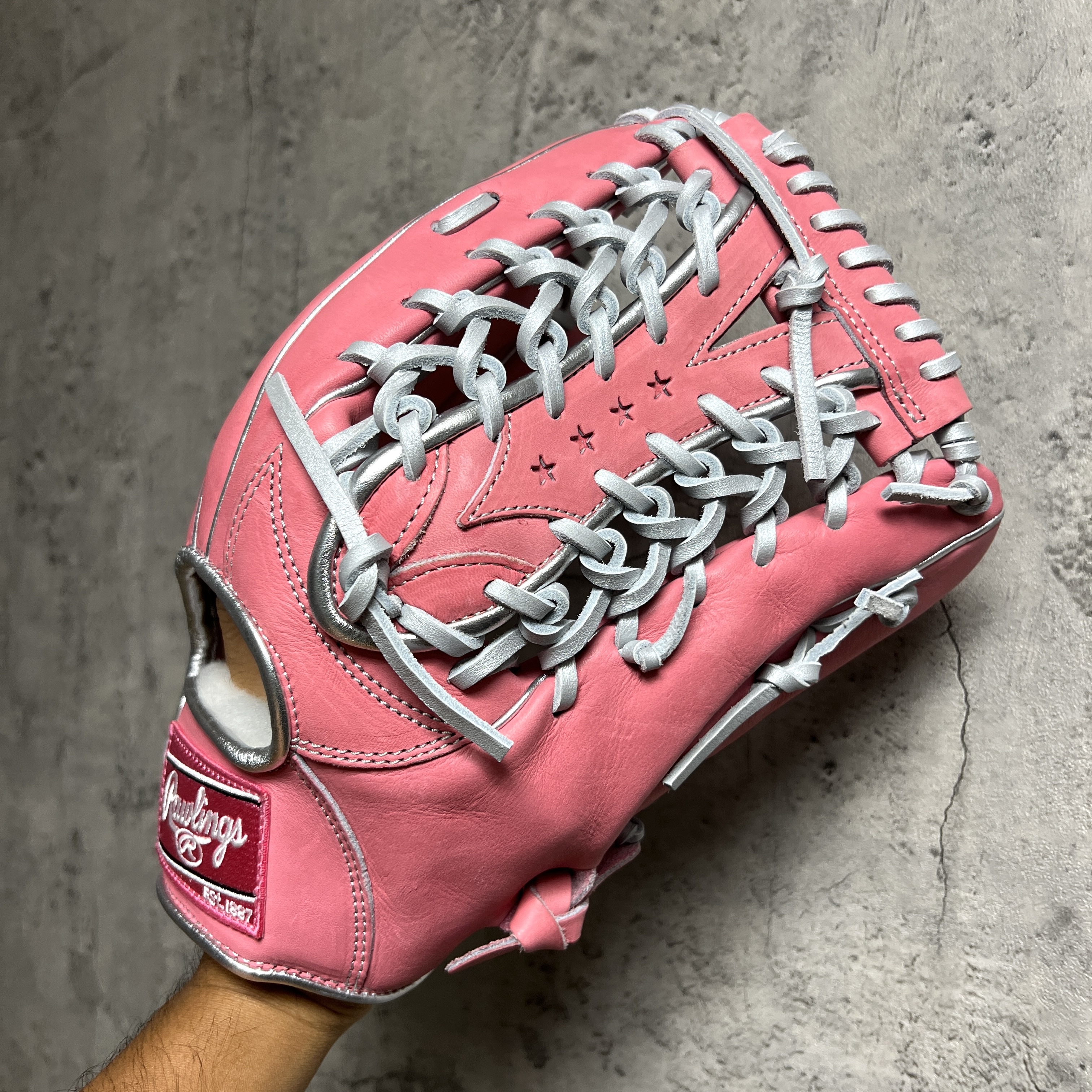 Rawlings 粉紅色 軟式 外野手 HOH PRO EXCEL 系列 GR5FHECB88FS