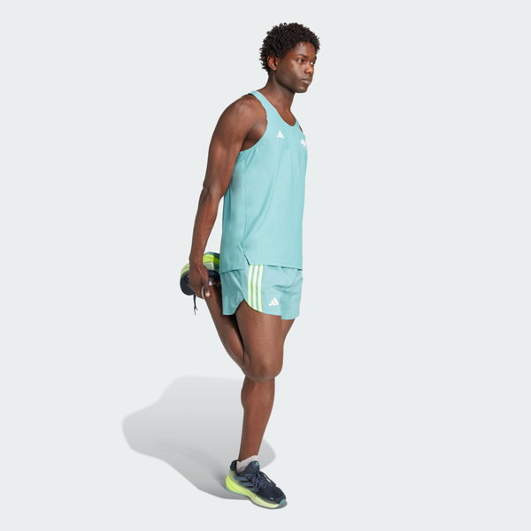 Adidas Otr Ar Singl M JN6368 男 背心 運動背心 跑步 吸濕排汗 藍綠 亞版