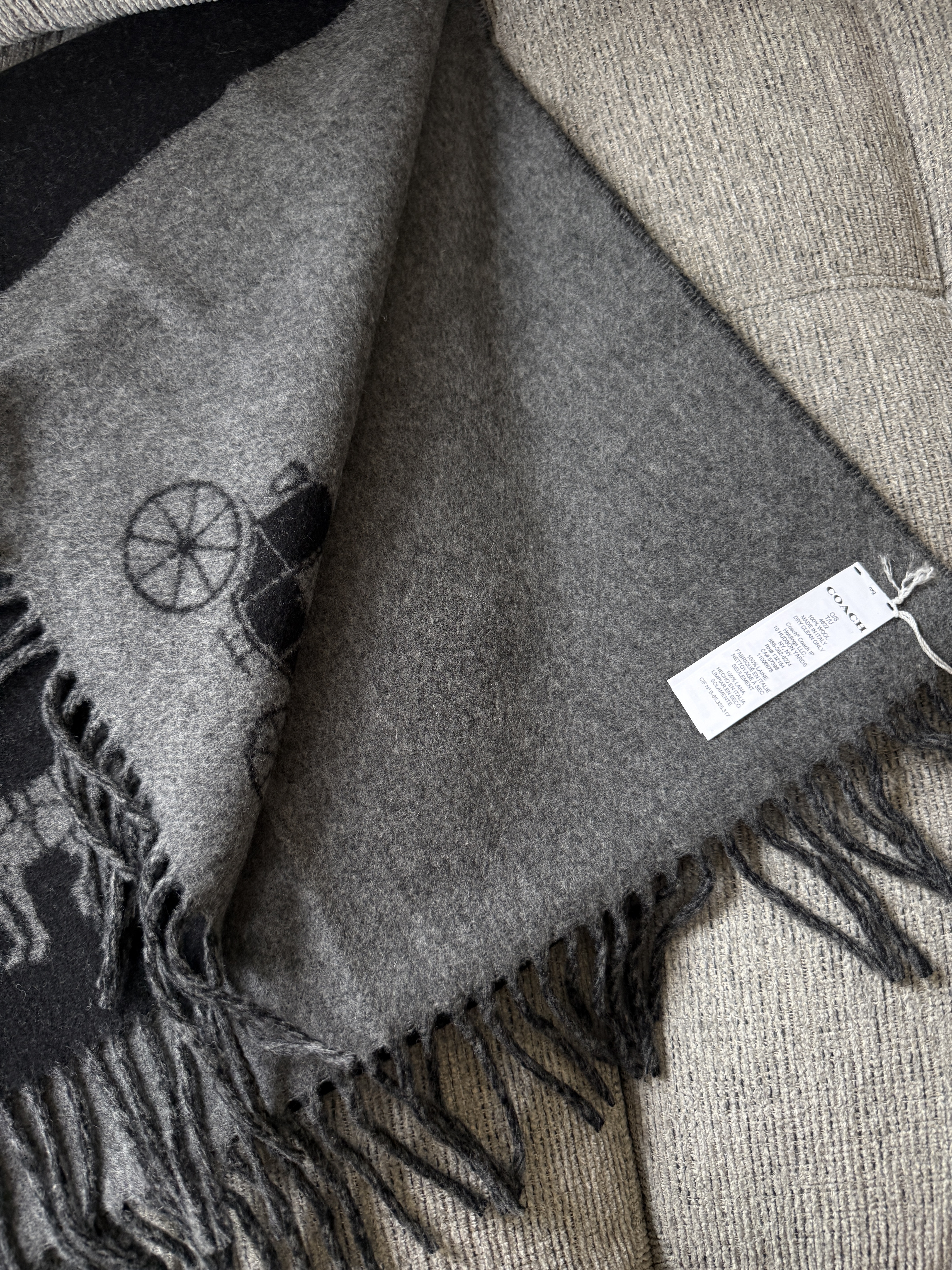 ［美國現貨］Coach Horse Carriage Scarf