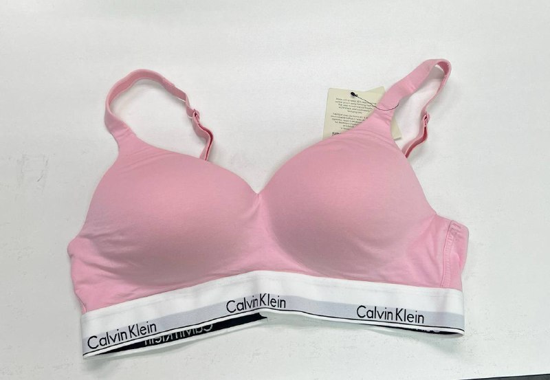 [S] CALVIN KLEIN ICON COTTON PUSH UP PLUNGEBRA, QF7900-650 (SCK786)