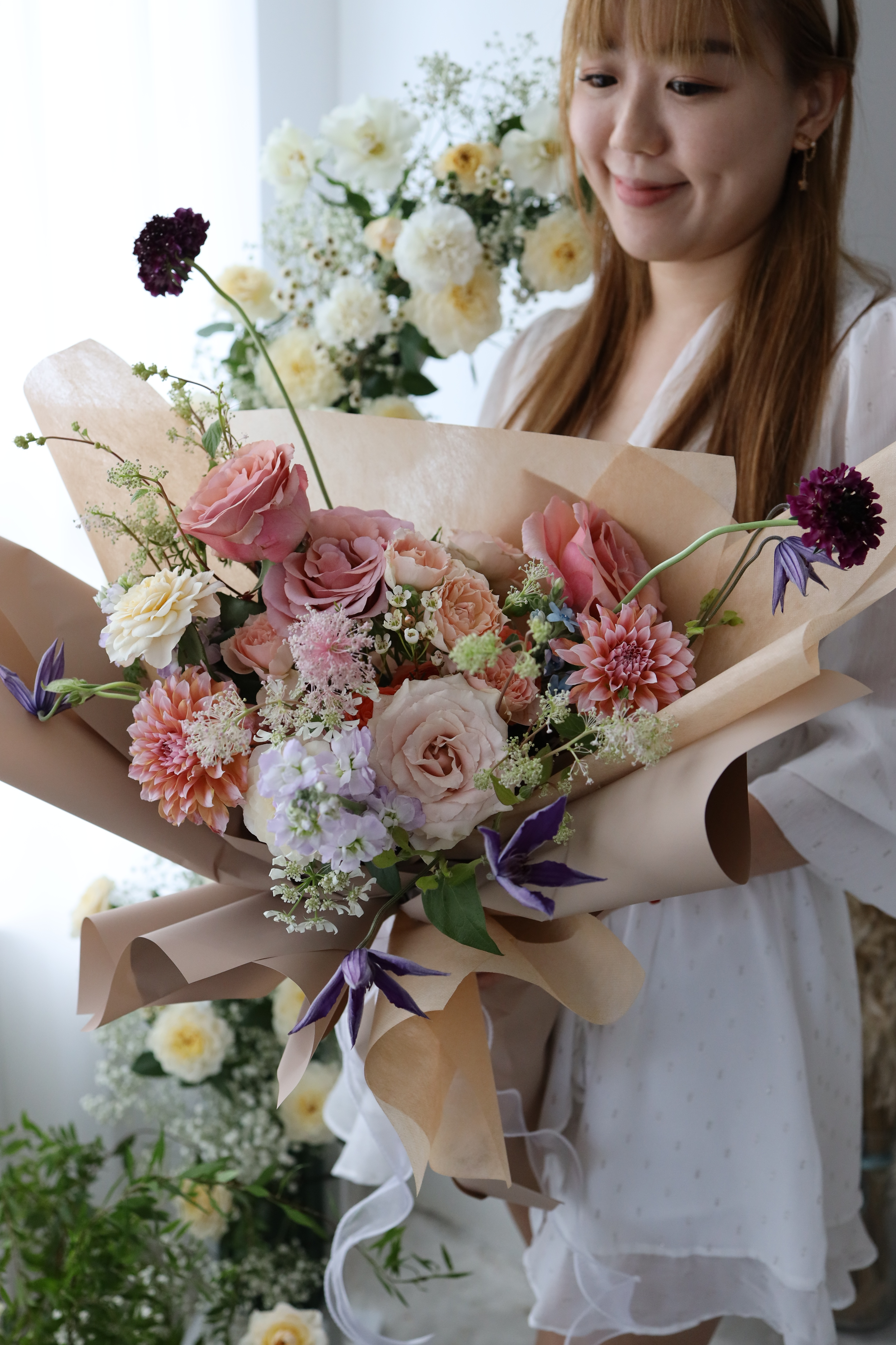 【韓流花藝🫰🏻速成大師✨】自然風格鮮花導師課程 - 韓國IFA國際花卉藝術協會  - WhatsApp 61174567 預約上課