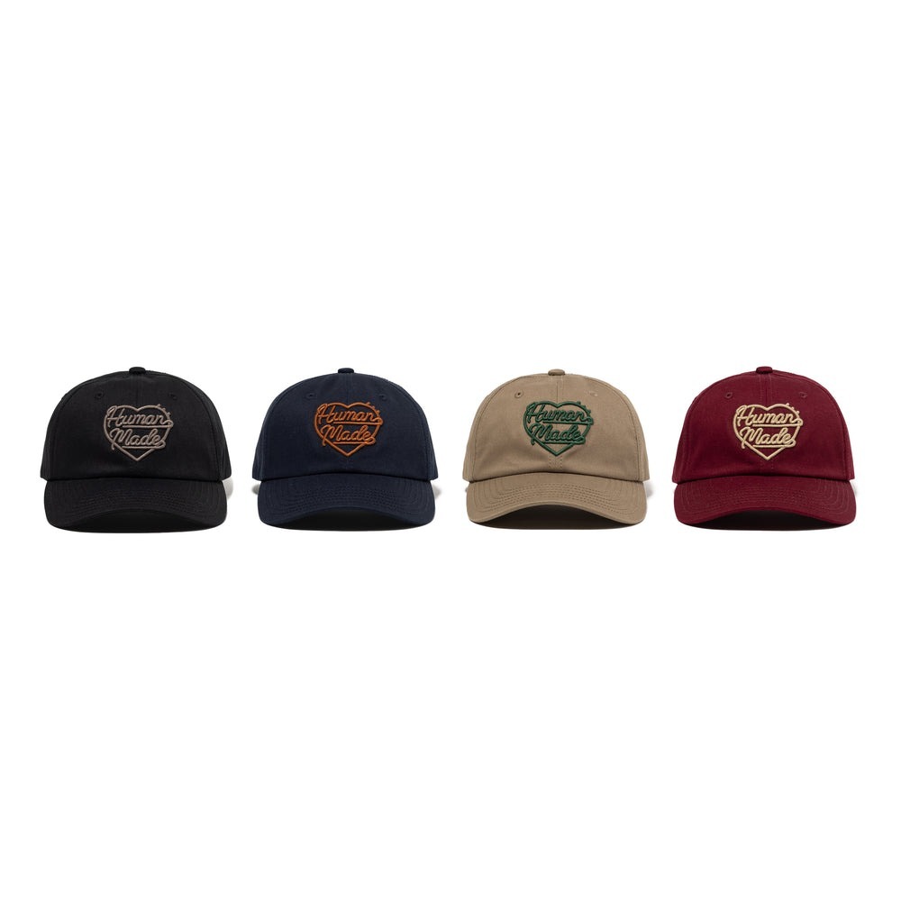 現貨┃HUMAN MADE 6PANEL TWILL CAP 6片式 愛心 棒球帽 老帽