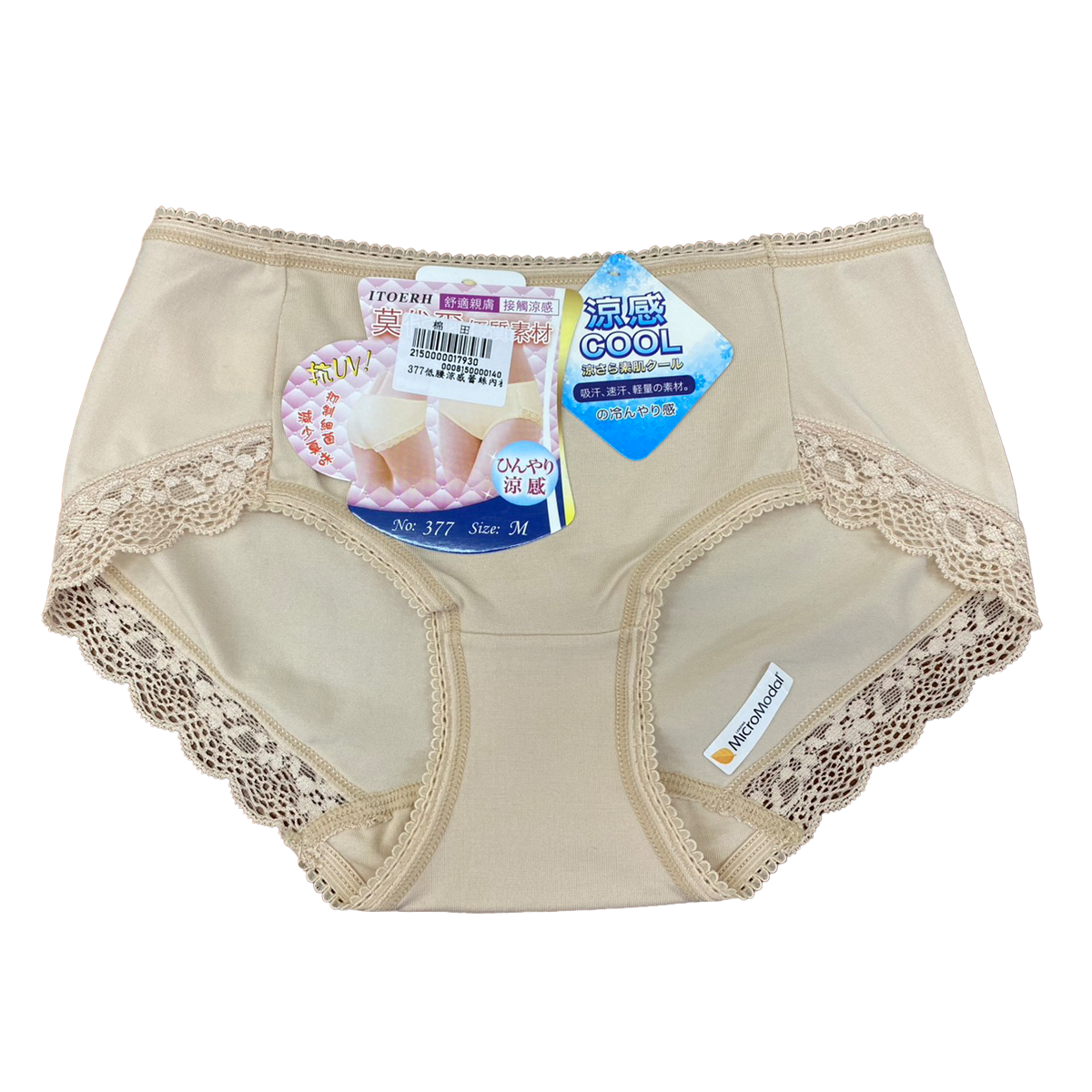 低腰涼感蕾絲內褲 377