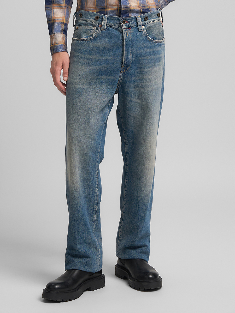 BWAII 寬鬆丹寧牛仔褲