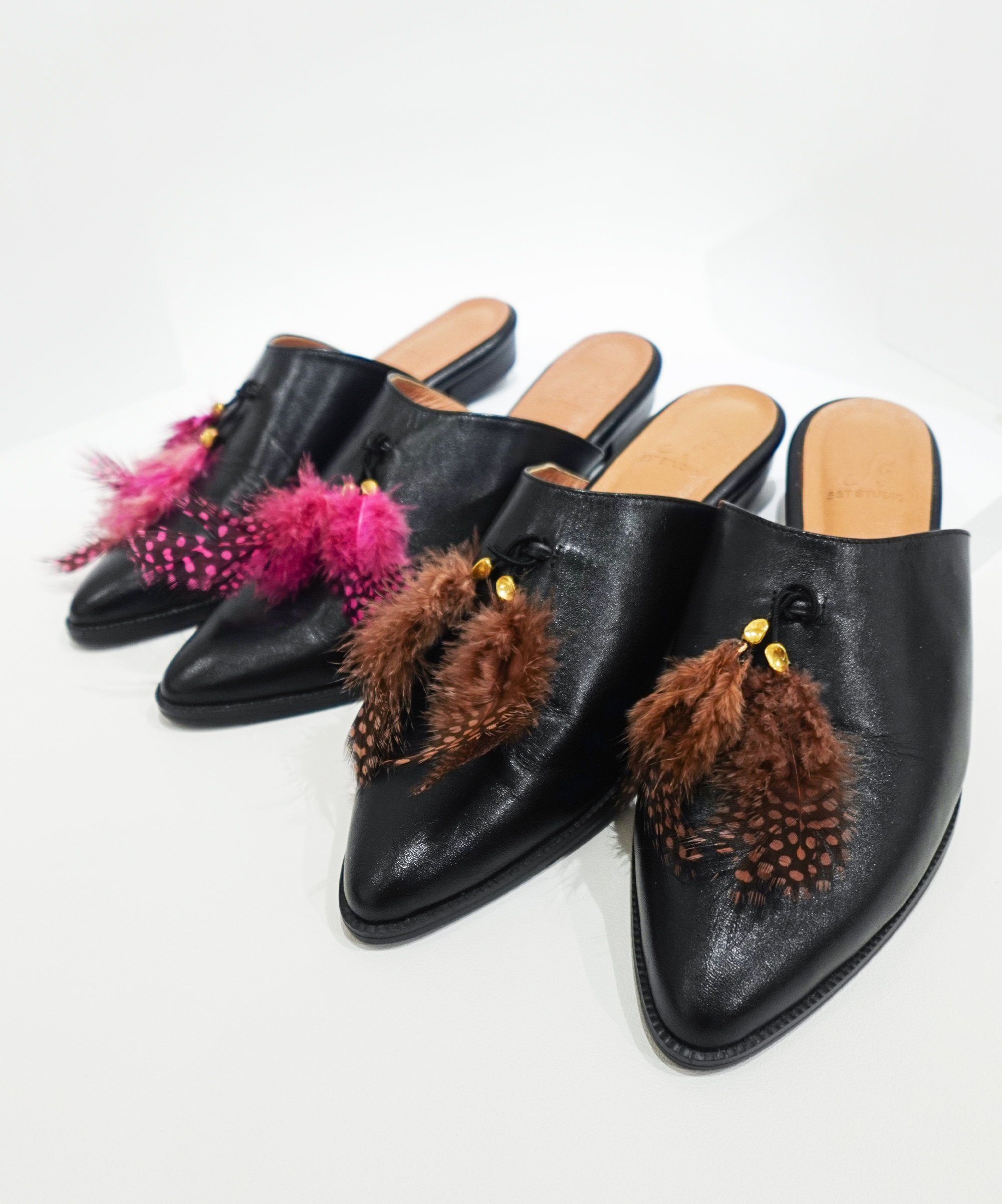 Jourdan 羽毛穆勒鞋(兩色)MIT款