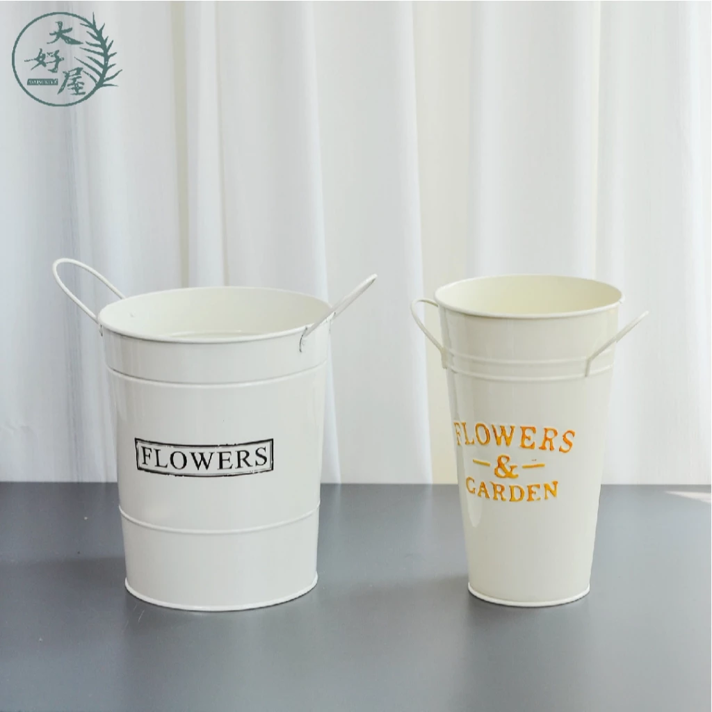 田園風鐵耳花桶