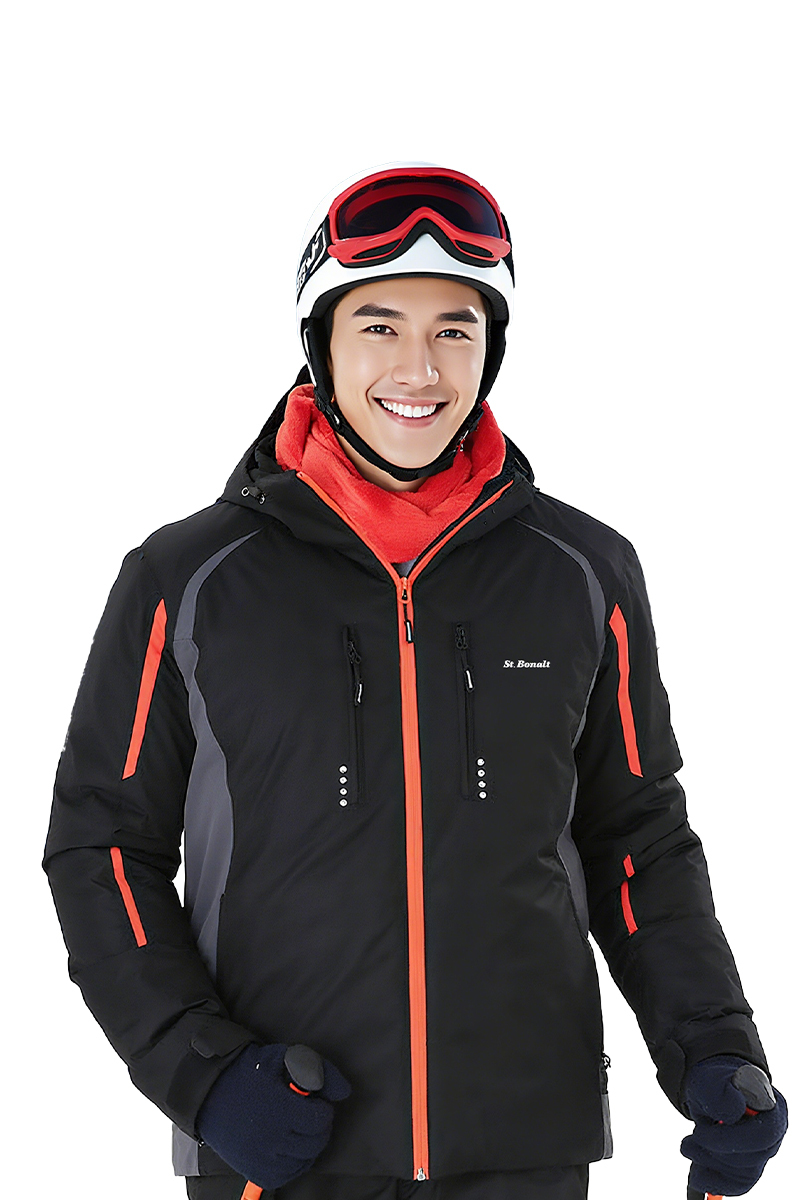 時尚純色防水防風 保暖雪服外套│男款 FM9006 (雪衣 滑雪服 滑雪配備)