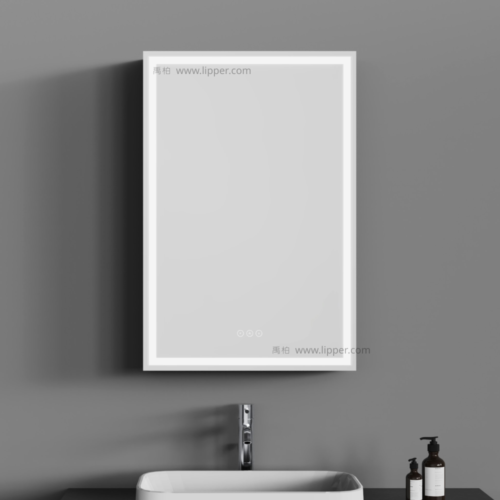 LIPPER 高清智能鋁合金單門鏡櫃-帶時鐘功能(60cm) NGF101-R_NGF101-L