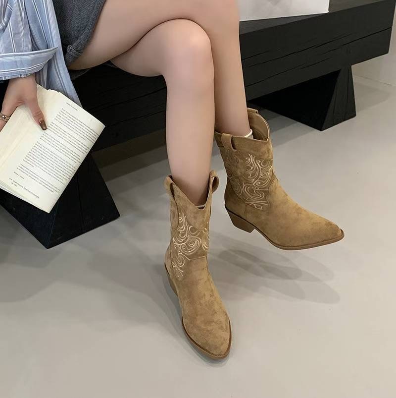 JJ10 復古中筒靴(正常碼)