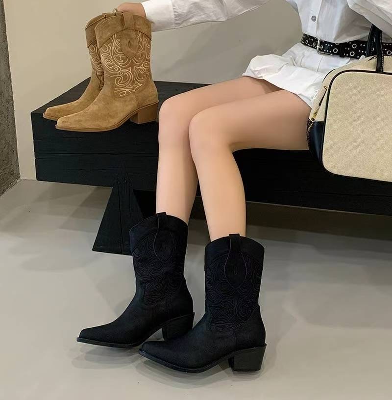 JJ10 復古中筒靴(正常碼)