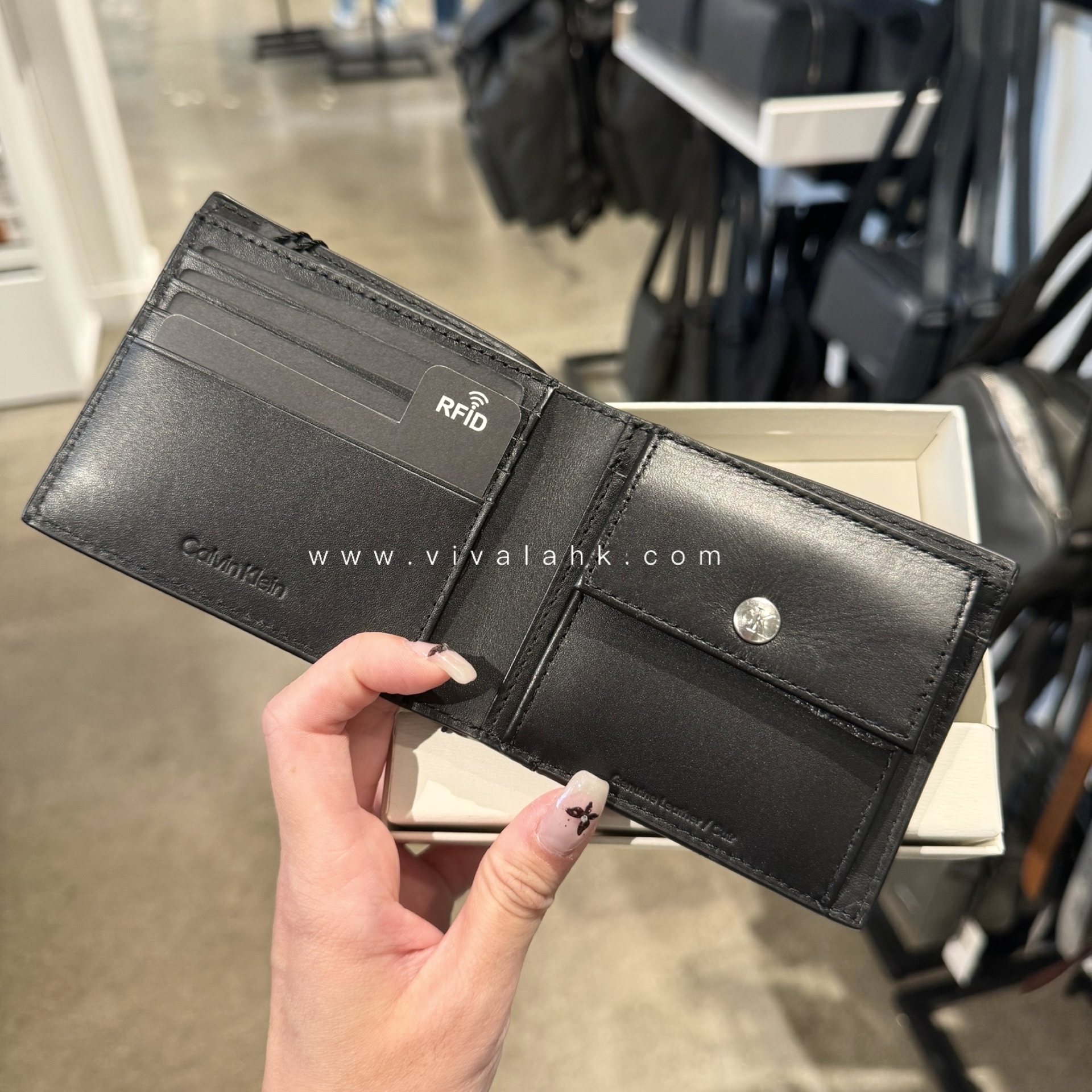 Calvin Klein - 真皮男裝銀包 (散子位) (4G1004G)