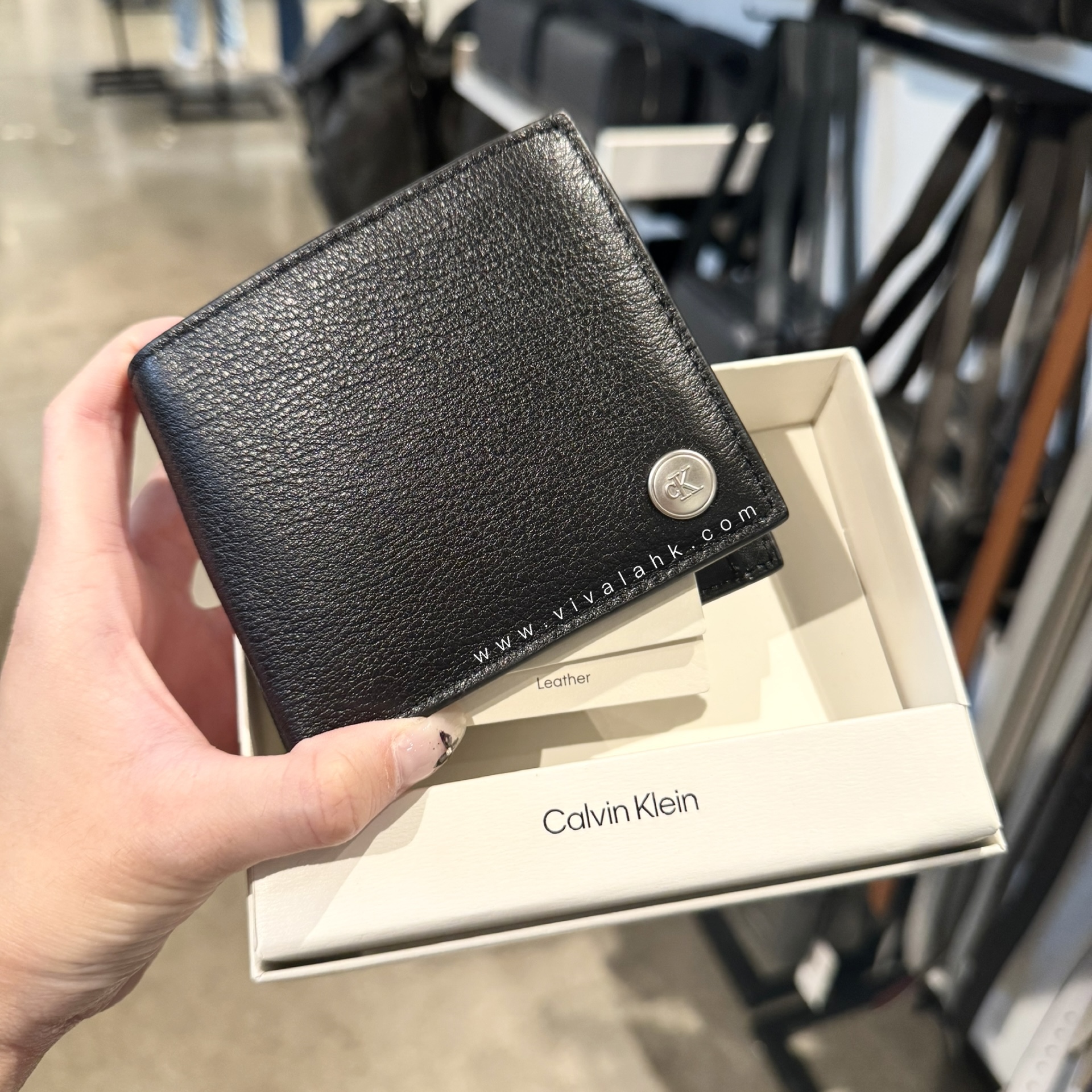 Calvin Klein - 真皮男裝銀包 (散子位) (4G1004G)