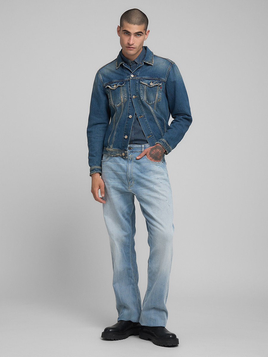 CLEY 靴型褲丹寧牛仔褲