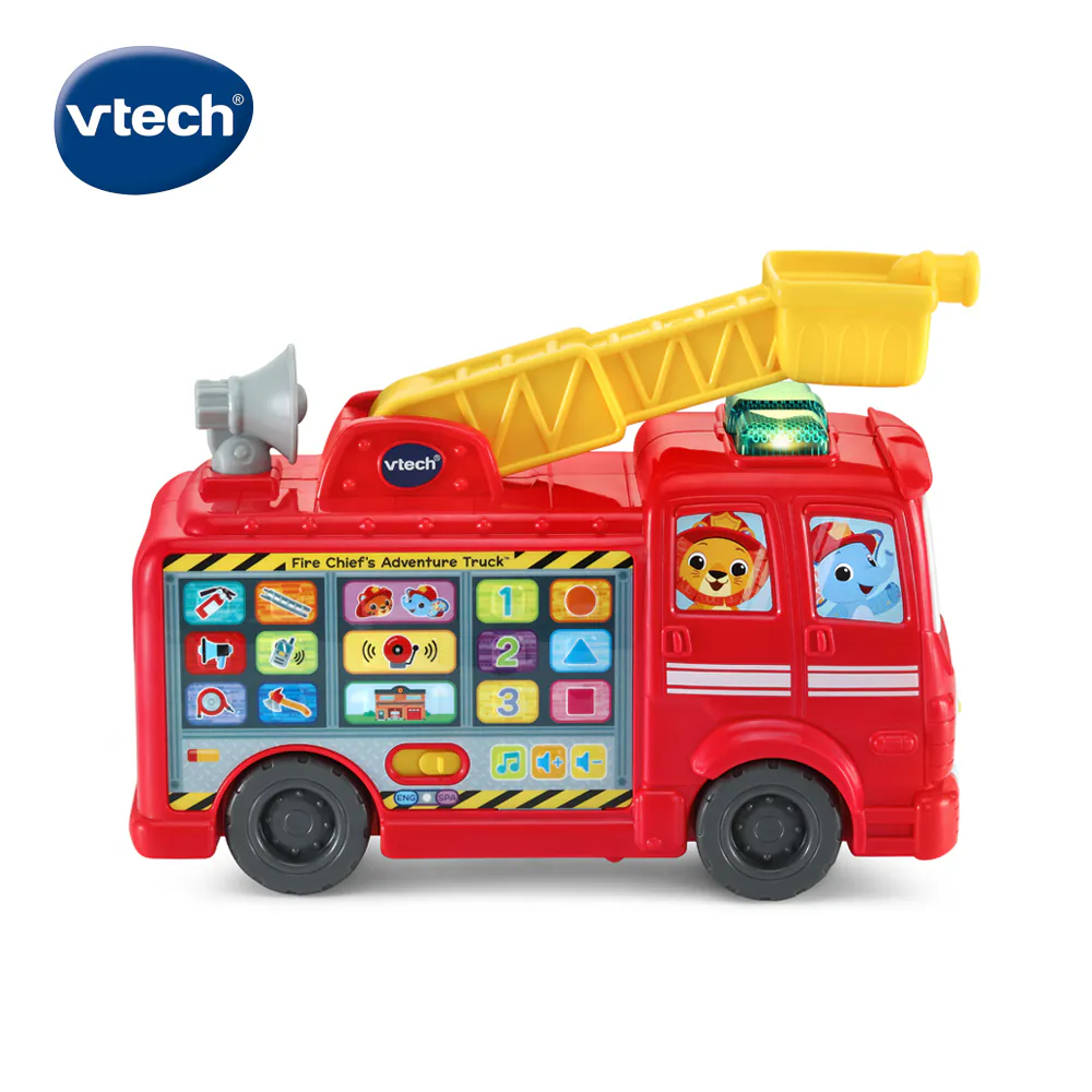 《 英國 Vtech 》 雙語互動學習救援消防車