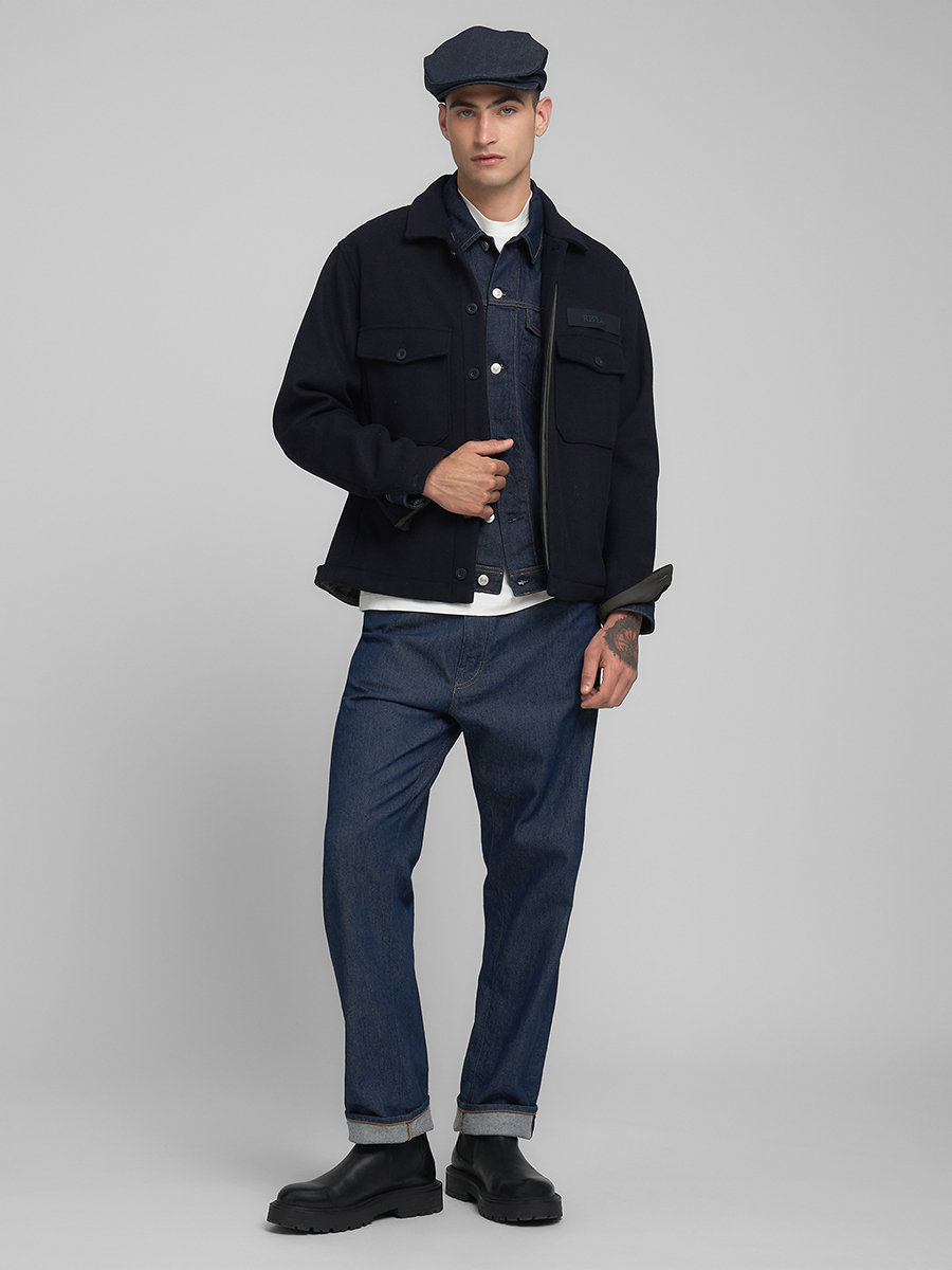 WAINE 錐型丹寧牛仔褲