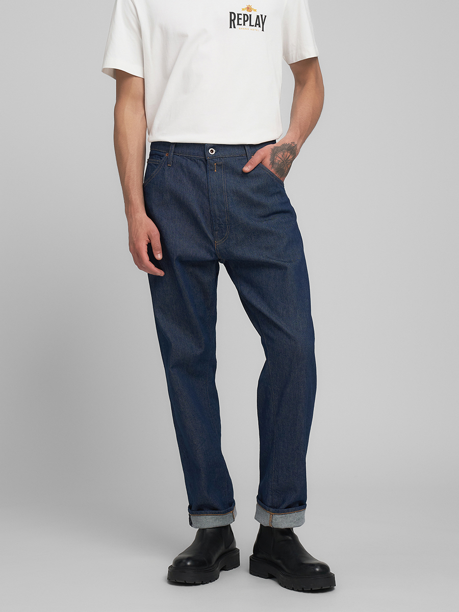 WAINE 錐型丹寧牛仔褲